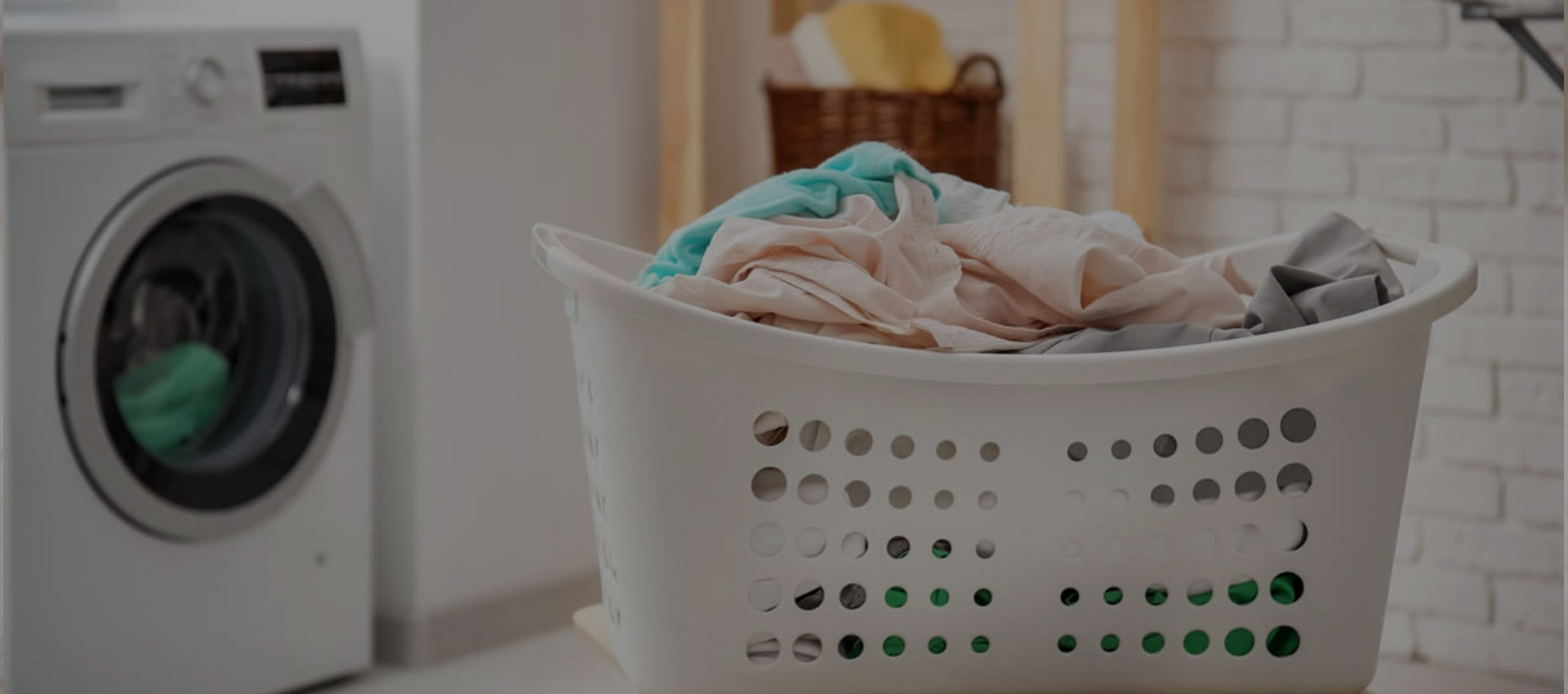 Clothes inside the Laundry Basket